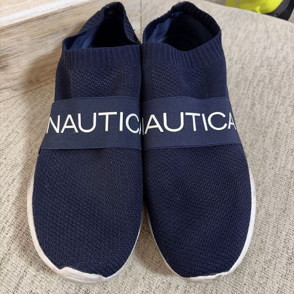 NAUTICA ANELLO Size Men’s 13 Blue Sock Style Shoe Comfortable Soft Feel